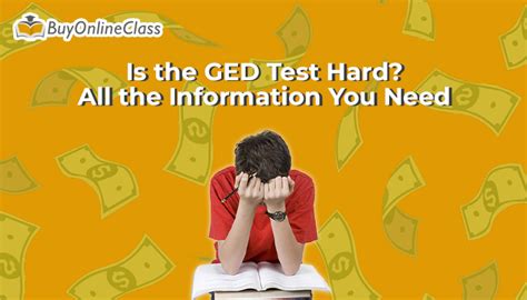 is the texas ged test hard|does a ged look bad.